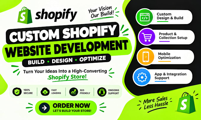 build custom automated france shopify website development redesign shopify store