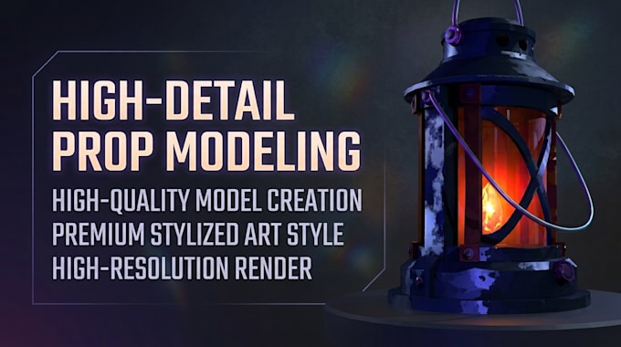create stylized 3d game assets and low poly props in blender