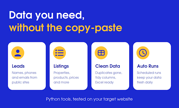 build a custom web scraper and lead generation tool