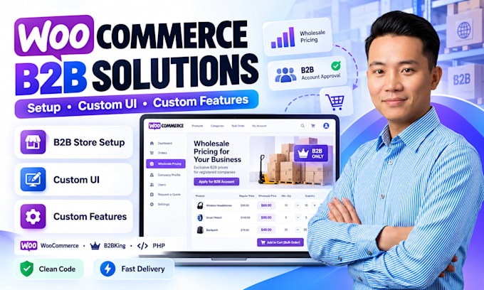 set up and customize your woocommerce b2b wholesale