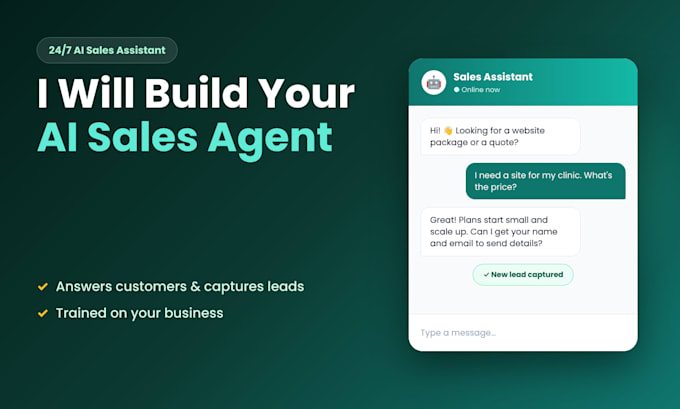 build an ai sales agent for your business
