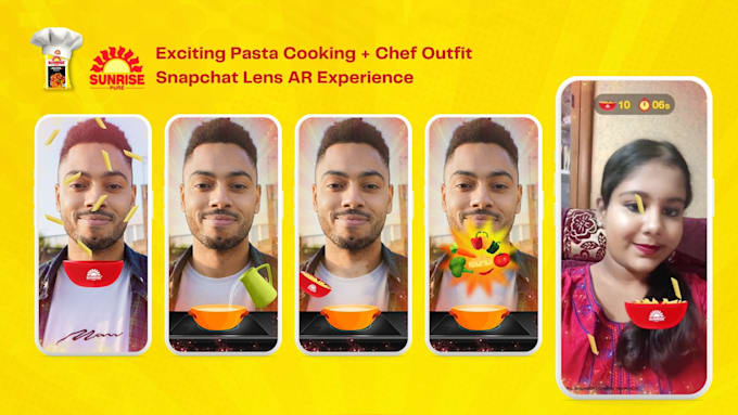 create viral snapchat and web lens