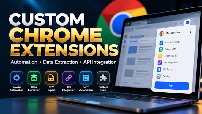 build a custom chrome extension