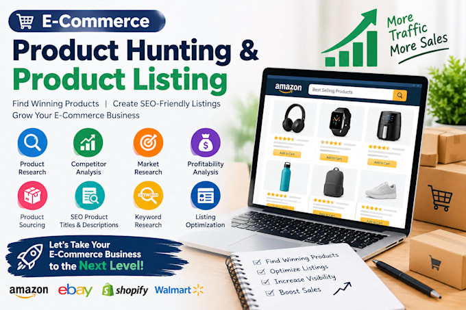 do a professional e commerce product listing