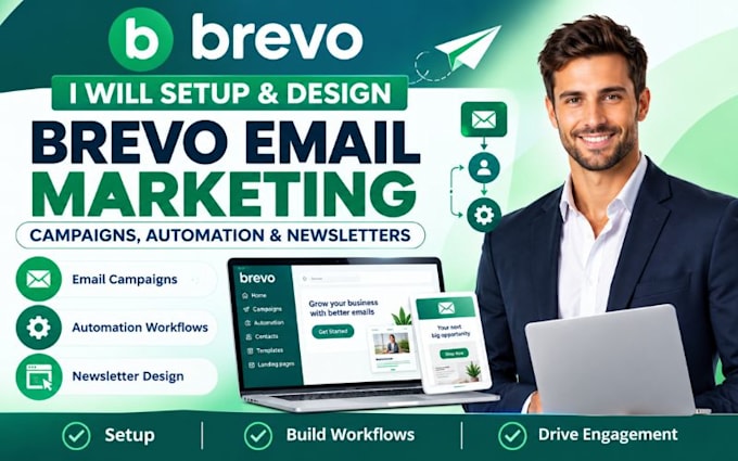 setup your brevo email markerting brevo landing page brevo automation workflow