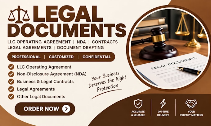 draft operating agreement nda llc operating contract and legal documents
