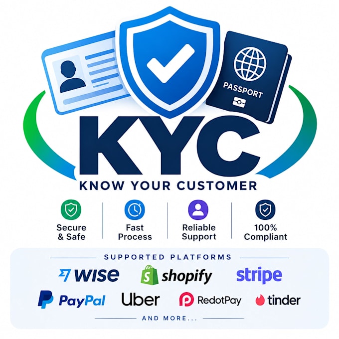 do kyc wise stripe, uber, redotpay tinder more