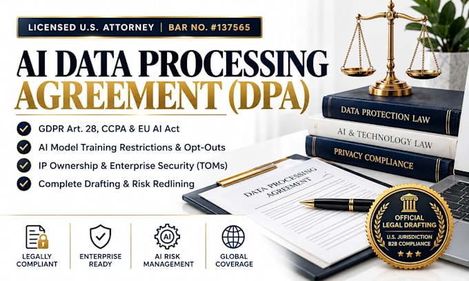 prepare a customized ai dpa for your saas or tech platform