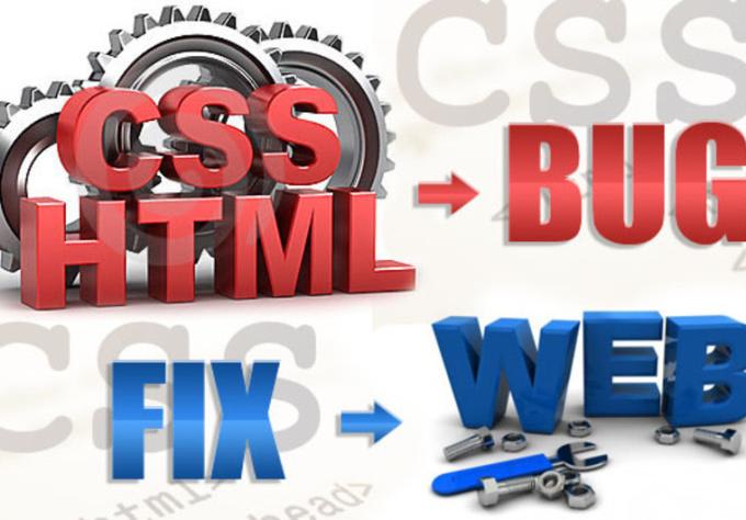 Fix your html , css code by Parag2807 | Fiverr