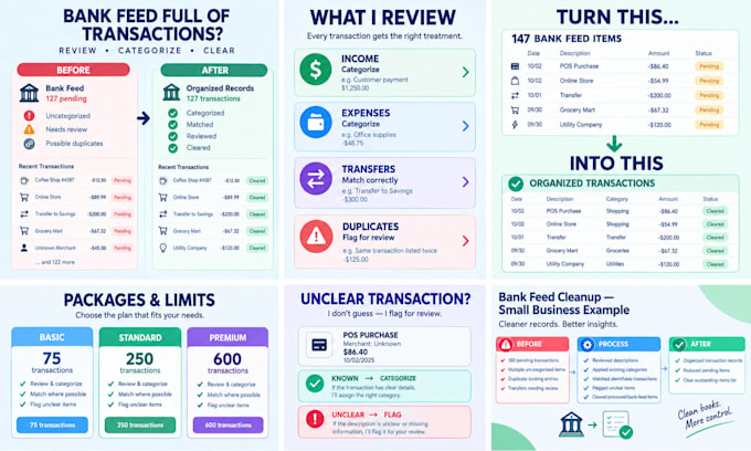 clear bank feeds and categorize quickbooks online transaction