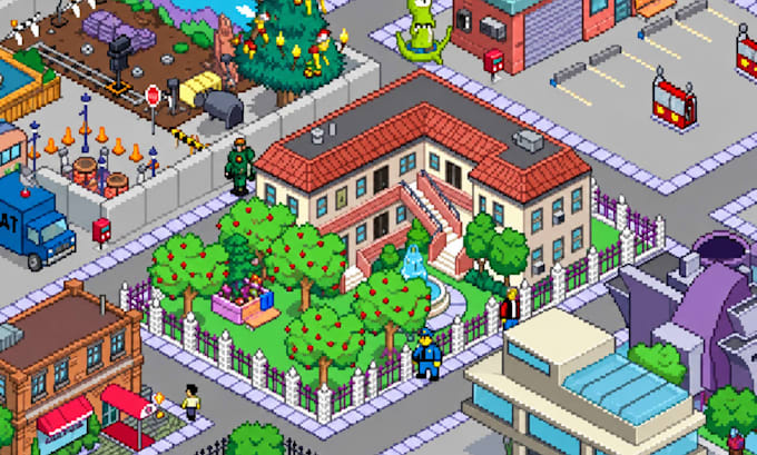 isometric pixel game art retro pixel art character pixel assest rpg pixel map