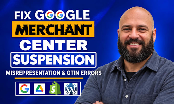 fix google merchant center misrepresentation, suspension and gtin errors