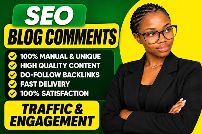 manually write comments and comment writing for blog posts