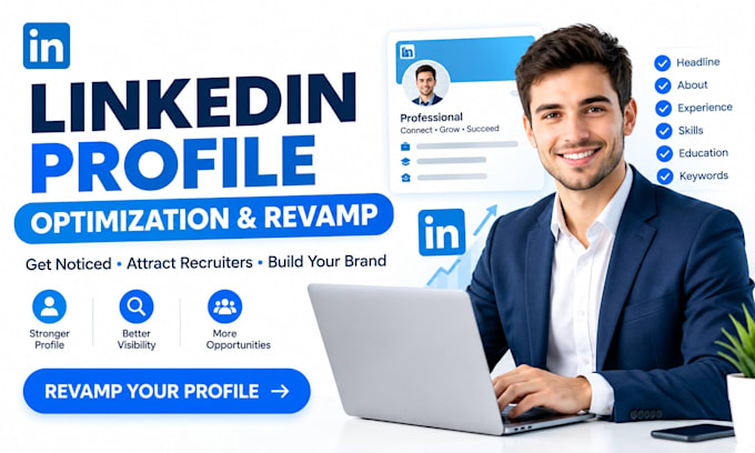 optimize and revamp your linkedin profile to attract recruiters
