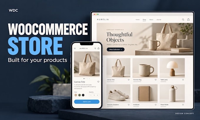 build a wordpress woocommerce online store