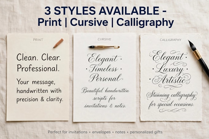 do neat english handwriting for notes, assignments