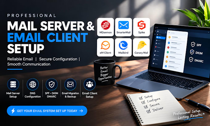 setup mdaemon spike spf smartermail em client mailbird canary mail server setup