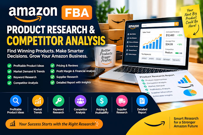 do amazon fba product research and competitor analysis