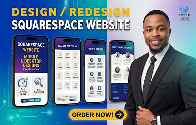 redesign a squarespace website squarespace website development