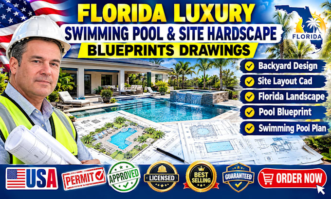 2d swimming pool shape layout plan detailing outer perimeters, steps, and bench