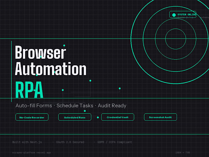 build a browser automation rpa bot