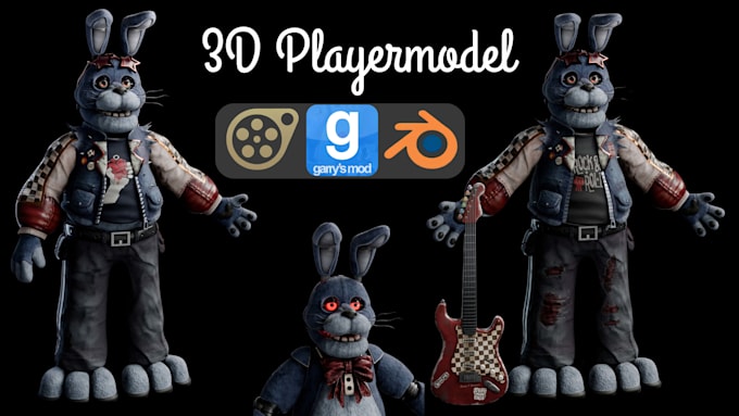 port and create custom sfm model, l4d2 model, gmod model, vrc avatar, vrm, mmd