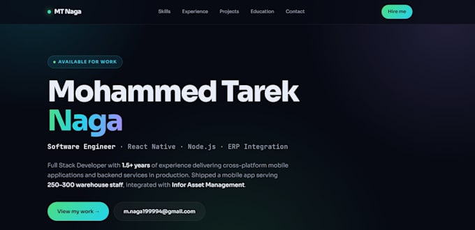 build your CV website and put it live online