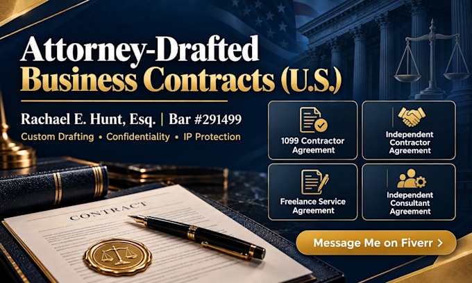 draft a custom 1099 contractor agreement