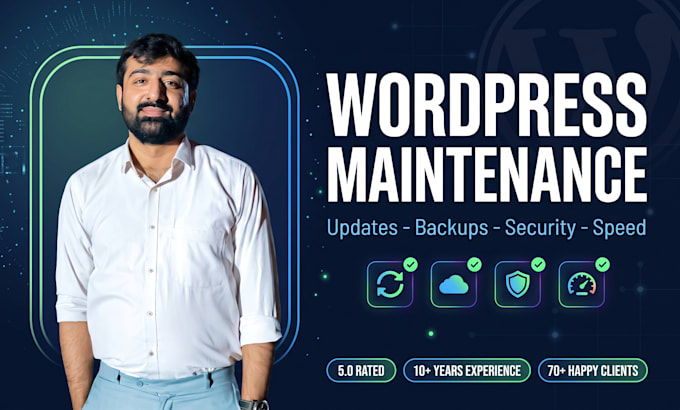maintain, update and secure your wordpress site