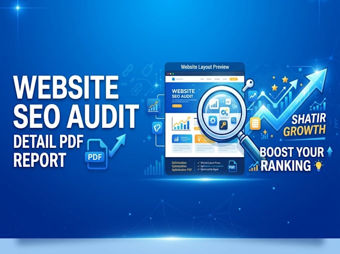 a complete website SEO audit report in pdf