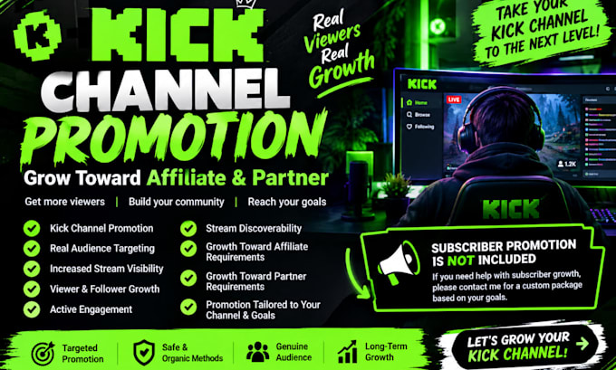 do kick channel promotion to hit affiliate, partner