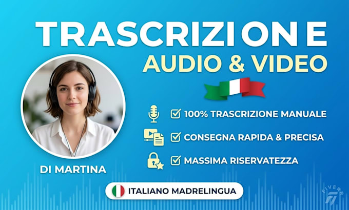 trascrizioni audio precise in italiano