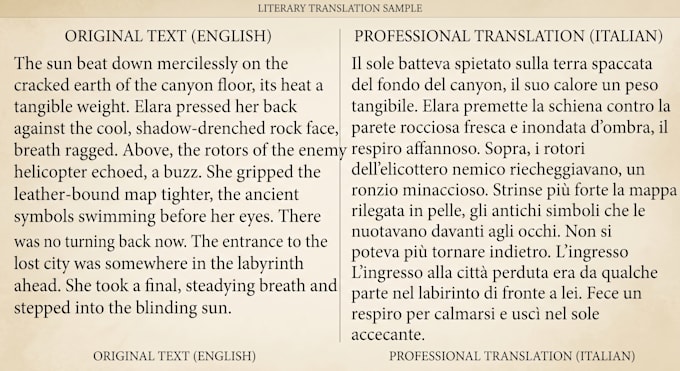 translate your book in italian