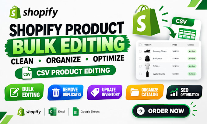 shopify bulk product editing shopify product cleanup product catalog cleanup