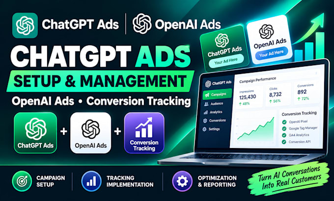 setup and manage chatgpt ads and openai ads with conversion tracking