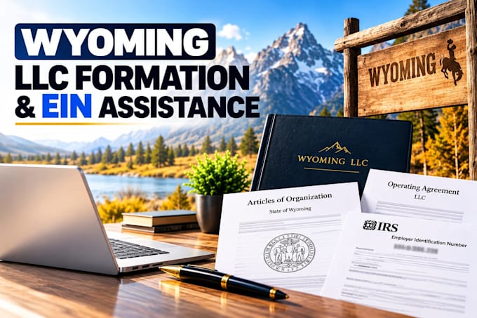 register your wyoming llc and assist with your ein