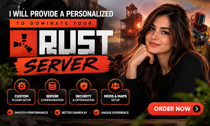 provide a personalized to dominate your rust server