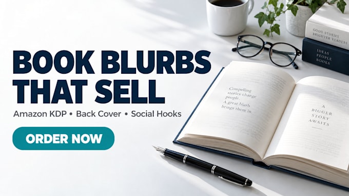 write a compelling book blurb, amazon KDP description, and back cover copy