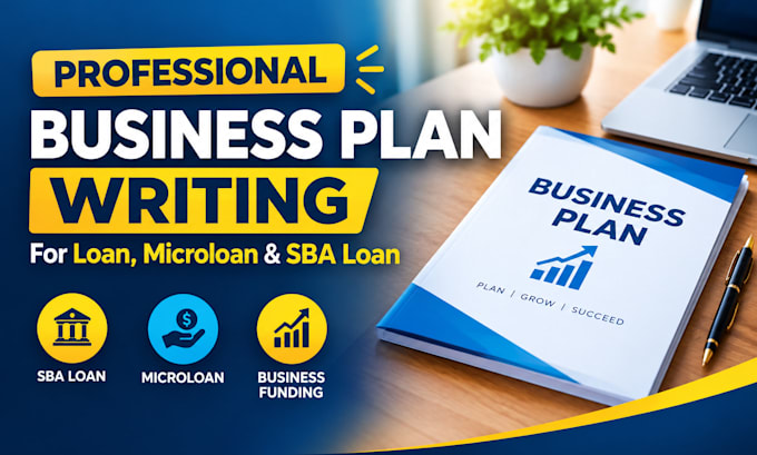 write converting business plan for loan and micro loan approval, sba loan