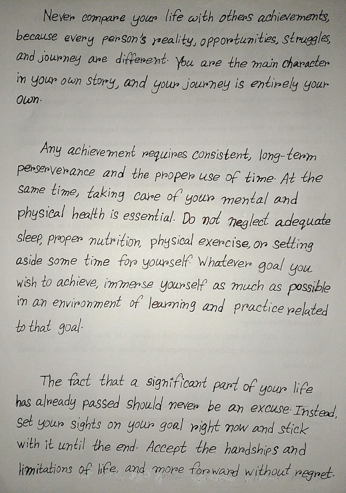 write any kind of document in the desired way