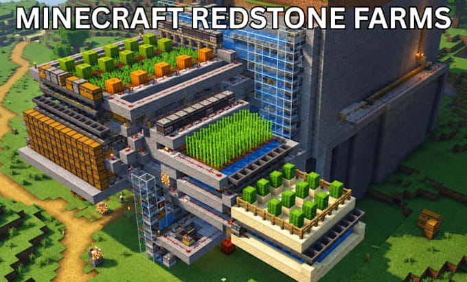 build custom minecraft redstone farms automatic survival maps spawn maps cattle
