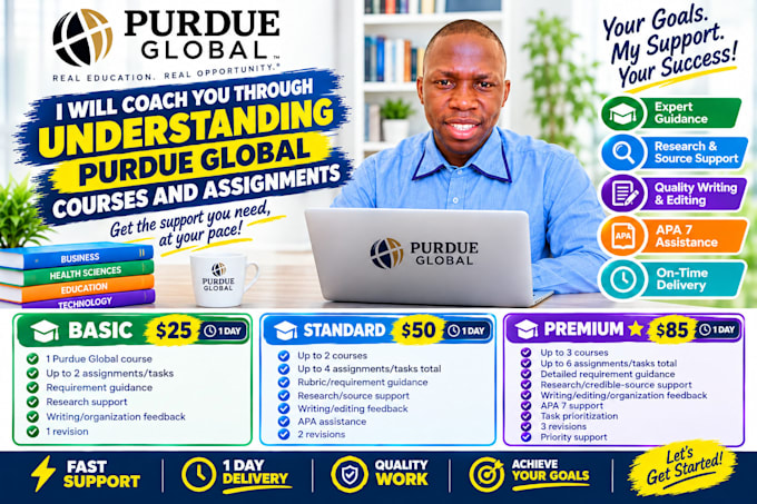 coach you through understanding purdue global courses