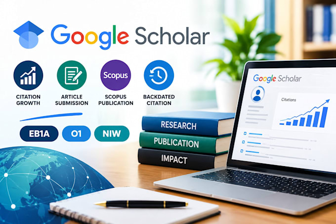 increase your google scholar citation for eb1a o1 niw
