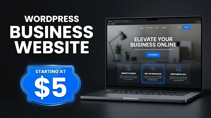 build a wordpress business website