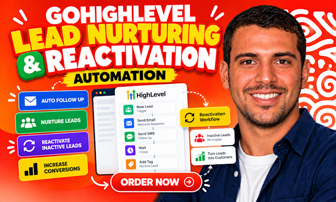 build gohighlevel lead nurturing and reactivation automation