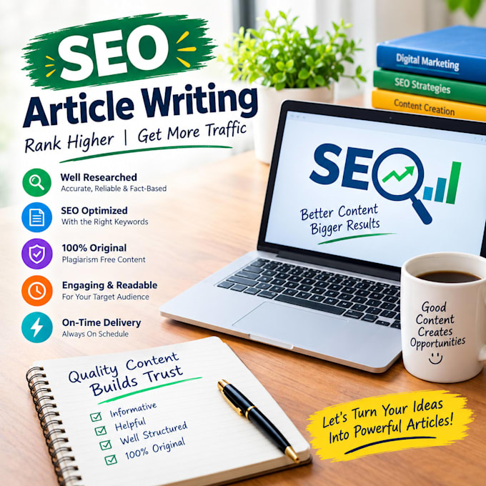 write engaging blog posts and SEO content for your website
