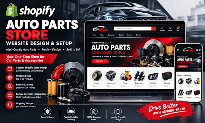 do auto part shopify store automobile part store