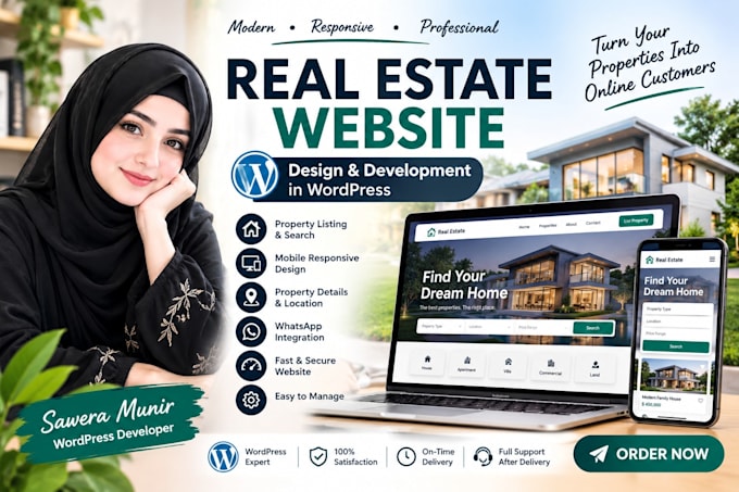 create your real estate website