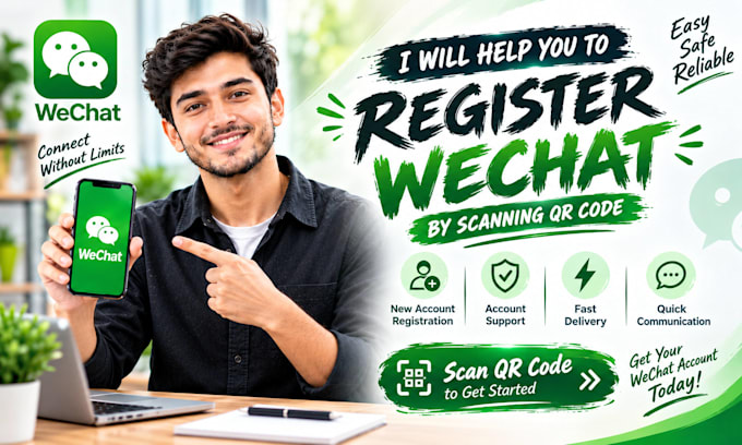 help with wechat scan, setup and activation