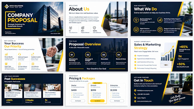 design professional powerpoint presentation and custom presentation slides